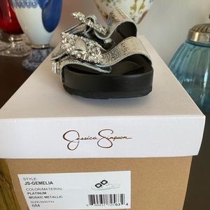Jessica Simpson Siver Sandals